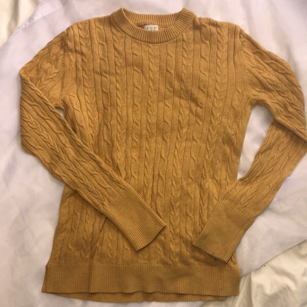 a new day Yellow Long Sleeve Sweater XS